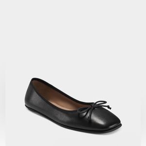 Aerosoles // Catalina // Black Ballet Flat // Genuine Leather